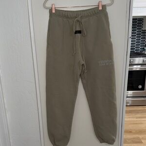 Fear of God Essentials Beige Joggers | XS
